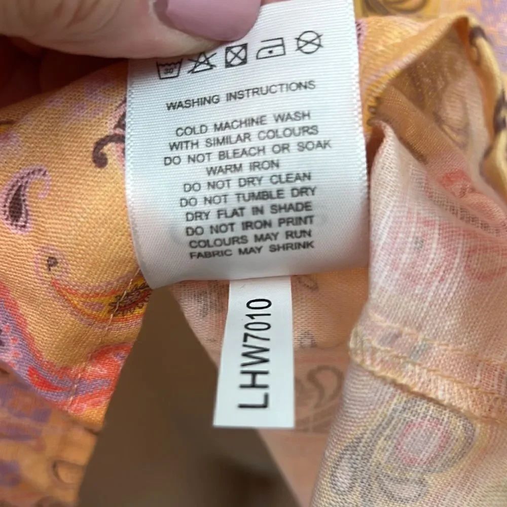 Charlie Holiday/Anthropologie Paisley Josie Blouse - NWT - size medium (size 6) - Picture 8 of 13